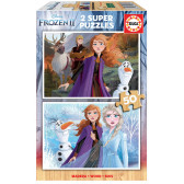Пъзел - Замръзналото кралство, Олаф и Свен Frozen 250245 