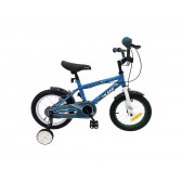 Детски велосипед с помощни колела Makani 14" Windy Blue Kikkaboo 250491 