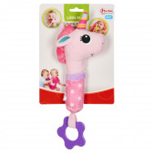 Дрънкалка еднорог с гризалка за успокояване на бебешките венци Toi-Toys 250630 