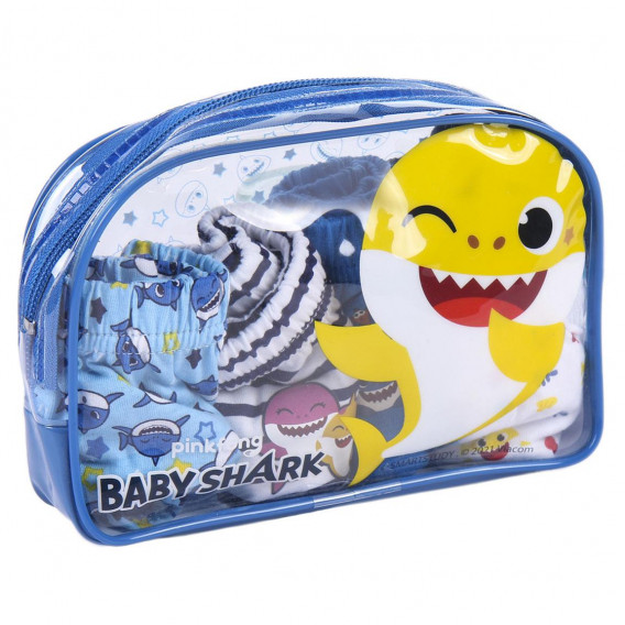 Комплект от пет броя памучни слипове с принт Baby Shark BABY SHARK 250649 2