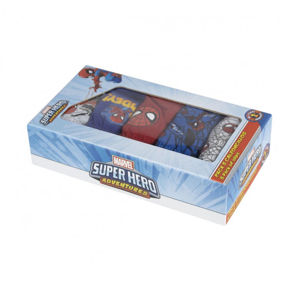 Комплект от пет броя памучни слипове с принт Spiderman Spiderman 250658 2