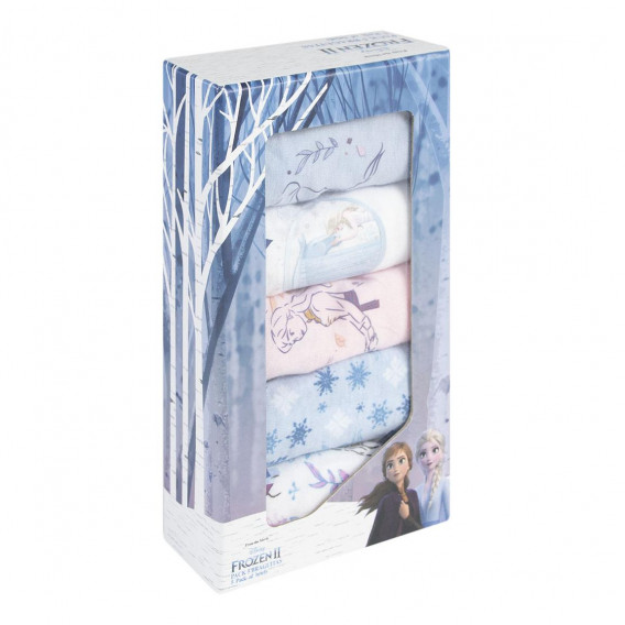 Комплект от пет броя памучни бикини с принт Frozen Frozen 250677 3