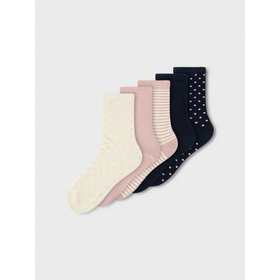 Комплект от пет броя цветни чорапи Name it 250718 