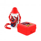 Комплект бутилка 500мл и кутия за храна, Спайдърмен Spiderman 250774 