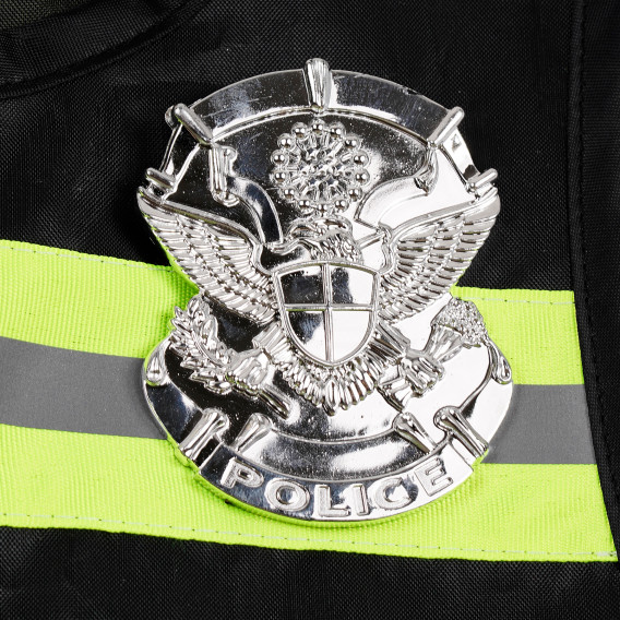 Полицеска жилетка с щит и палка Toi-Toys 250836 2