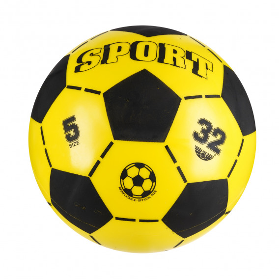 Футболна топка от колекцията sport- only deflated, 23 см., жълта Unice 250846 