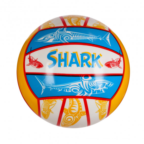 Топка за волейбол Акула, 22 см, оранжева Unice 250852 