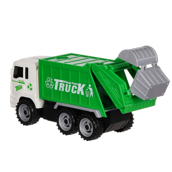 Камион за боклук с 4 кофи и инструменти Toi-Toys 250865 3