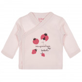 Комплект блуза с дълъг ръкав и ританки за бебе за момиче розови Boboli 250965 2