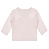 Комплект блуза с дълъг ръкав и ританки за бебе за момиче розови Boboli 250967 4