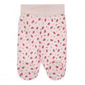 Комплект блуза с дълъг ръкав и ританки за бебе за момиче розови Boboli 250969 6