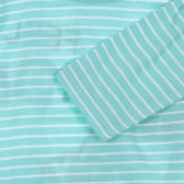Раирана блуза с дълъг ръкав  за момче, в цвят мента Boboli 251054 3