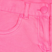 Къси дънкови панталони за момиче розови Boboli 251080 2