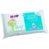 Бебешки влажни кърпички Ultra Sensitive 99% Вода, 52 бр. Hipp 251187 