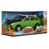 Детска кола със сърфборд, зелена Toi-Toys 251269 3