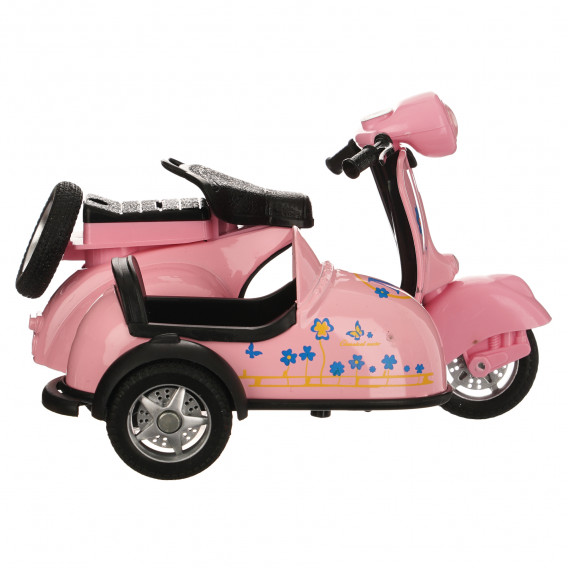 Метален ретро скутер с кош, розов Toi-Toys 251315 2