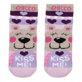 Чорапи с графичен принт за бебе, лилави Chicco 251474 3