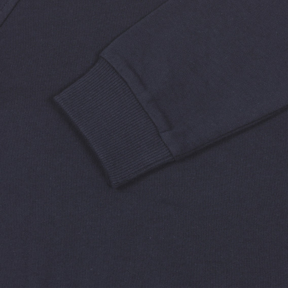 Памучна блуза с графичен принт, тъмносиня Chicco 251589 3
