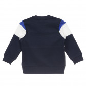 Памучна блуза с графичен принт за бебе, тъмносиня Chicco 251598 4