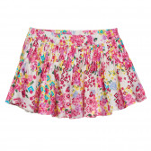 Памучна пола с флорални мотиви за бебе, многоцветна Chicco 251611 