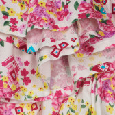 Памучна пола с флорални мотиви за бебе, многоцветна Chicco 251613 3