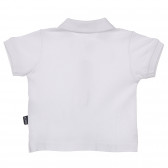 Поло тениска с яка за бебе, бял Chicco 251621 4