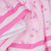 Памучна пола за бебе с флорални мотиви, розова Chicco 251667 2
