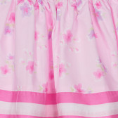 Памучна пола за бебе с флорални мотиви, розова Chicco 251669 3