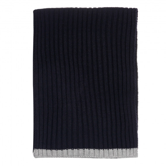 Зимен комплект от шал, шапка и ръкавици за бебе, син Chicco 252029 2