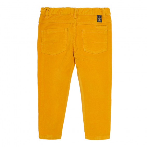 Памучен панталон, жълт Chicco 252203 4