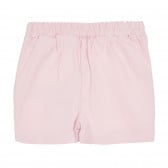 Памучни къси панталонки с апликация сърце за бебе, розови Chicco 252242 3