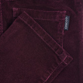 Памучен панталон с пет джоба, червен Chicco 252784 3