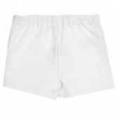 Памучни къси панталони, бели Chicco 252853 4