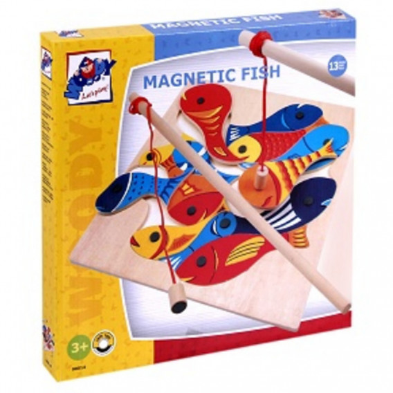 Настолна игра - Магнитен риболов Woody 253127 