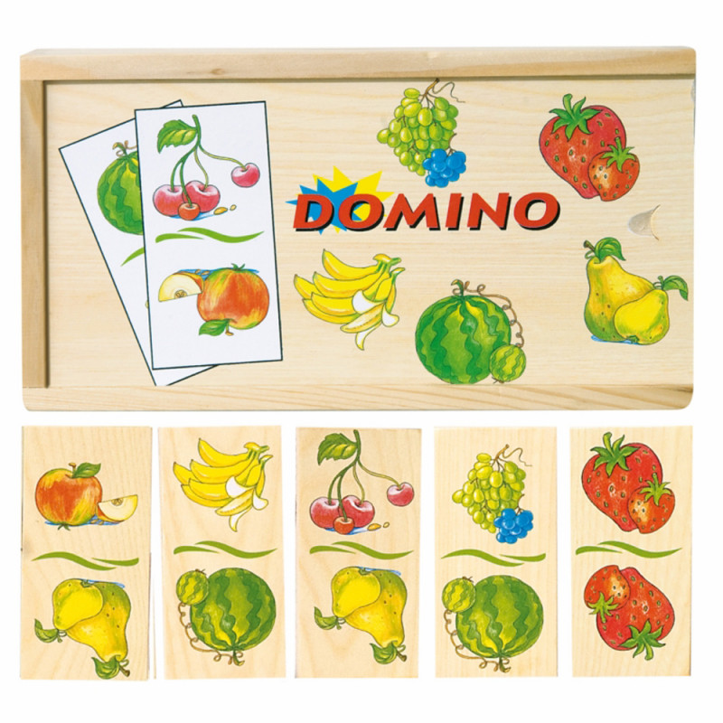 Настолна игра - Домино с плодове  253137