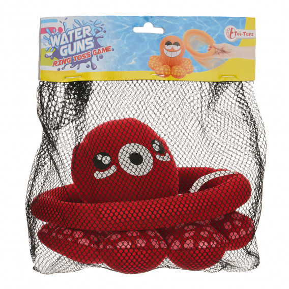 Водна игра с октопод, червена Toi-Toys 253238 2