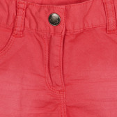 Къси панталони за момиче с дантела, червени Boboli 253243 2
