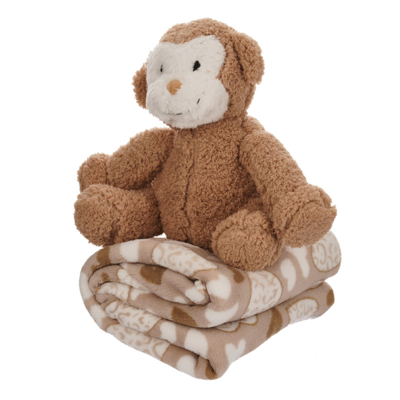 Подаръчен комплект, Маймунка с одеяло  253315