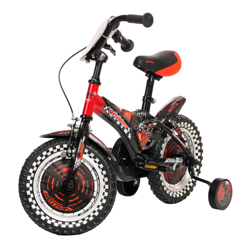 Детски велосипед NITRO 12", червен  253334