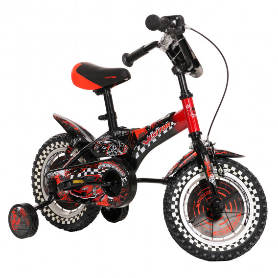 Детски велосипед NITRO 12", червен Venera Bike 253336 3