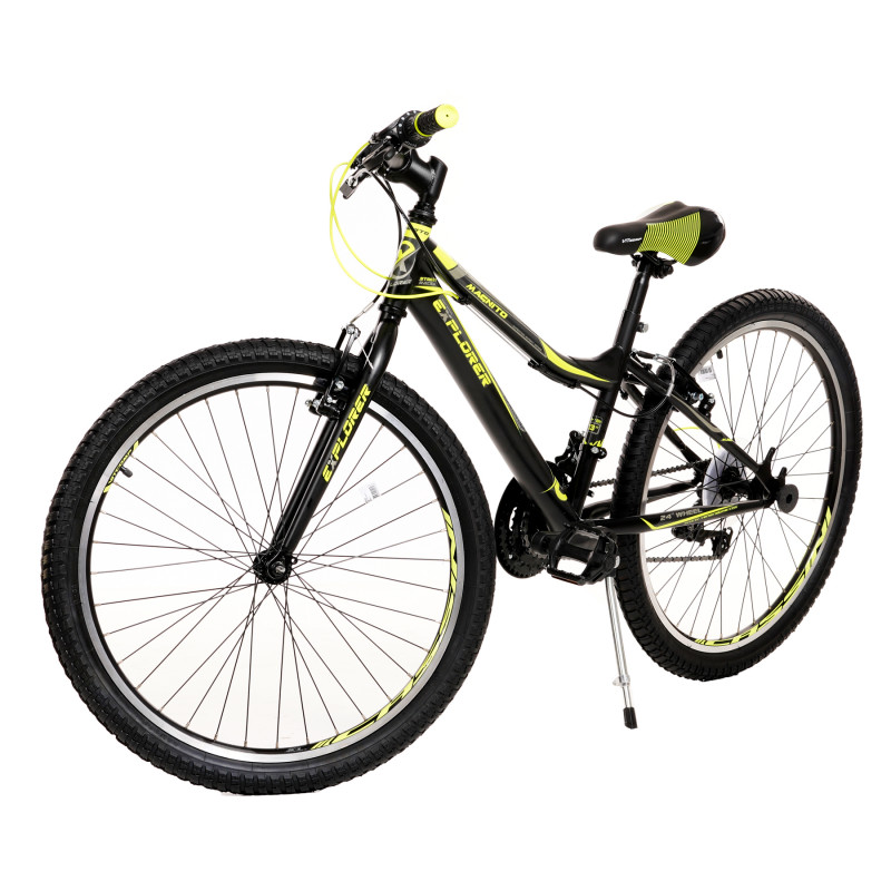 Детски велосипед EXPLORER MAGNITO 24", неоново зелен  253350