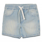 Къс дънков панталон за бебе, светлосин Benetton 253550 