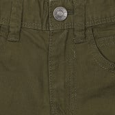 Къс памучен панталон за бебе, зелен Benetton 253958 2