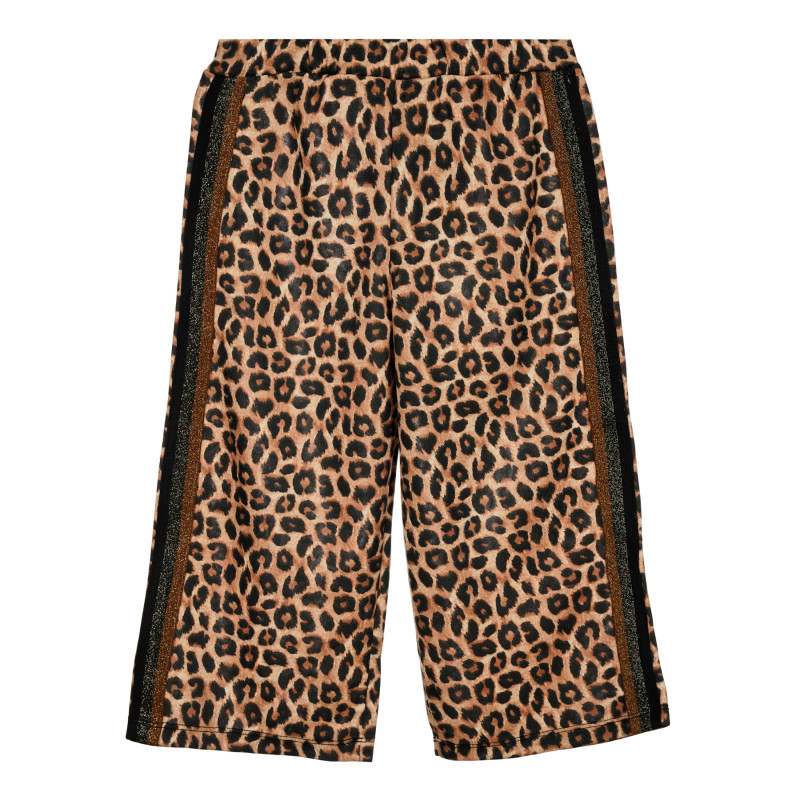 Панталон с леопардов принт, кафяв  253993