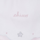Памучен лигавник с бродирани цветя, бял Chicco 254078 2
