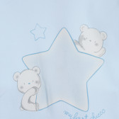 Памучен гащеризон с мечета и звезди за бебе, светлосин Chicco 254168 2