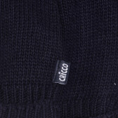Плетена шапка с подгъв, тъмносиня Chicco 254198 2