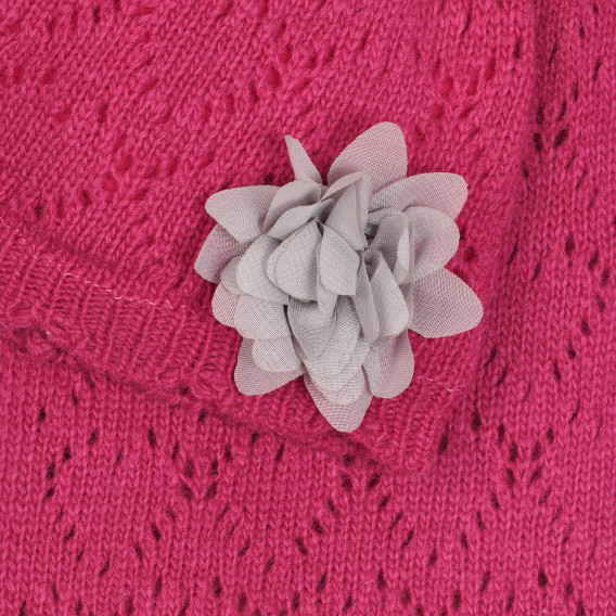 Комплект шал и шапка за бебе, розови Chicco 254238 3