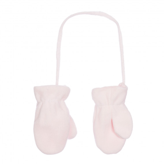 Ръкавици с връзка за бебе, розови Chicco 254441 