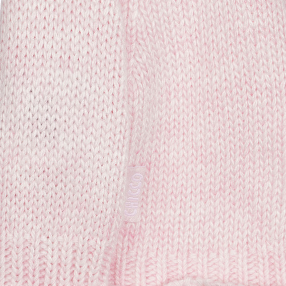 Плетена шапка за бебе, розова Chicco 254679 2